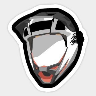 mountain bike helmet Sticker